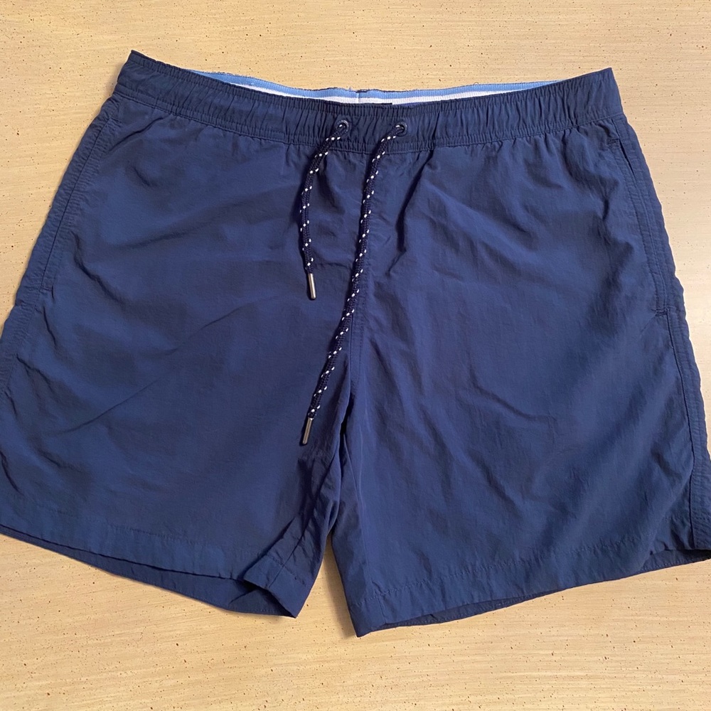 Navy blue men’s bathing suit